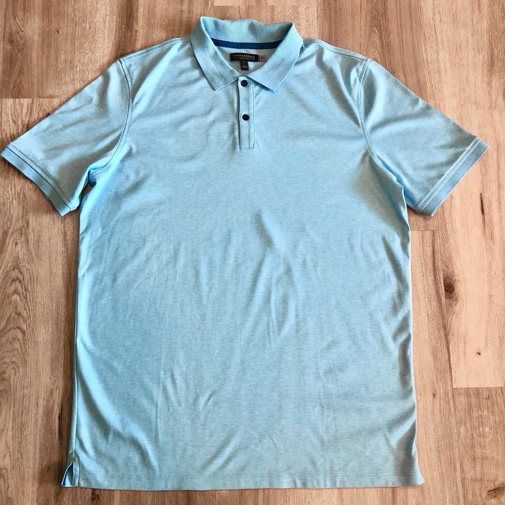 Banana Republic Luxury Touch Performance Polo - Large Tall